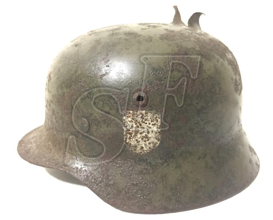 German helmet M35 from village Orlovka