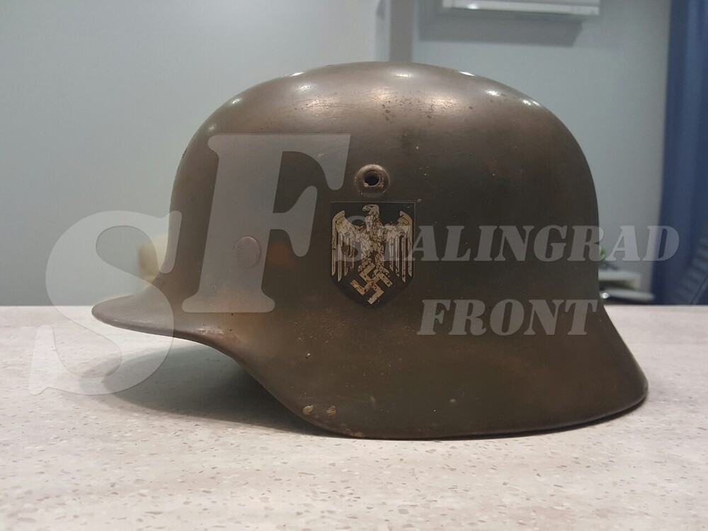 Steel helmet M35 from Tver [Restoration]