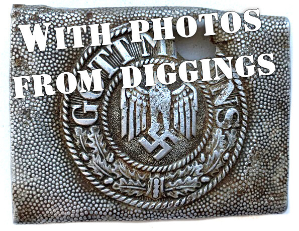 Wehrmacht buckle “Gott mit Uns” / from Stalingrad