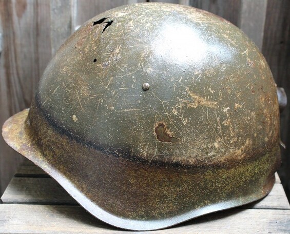 Soviet helmet SSh39 / from Karelia