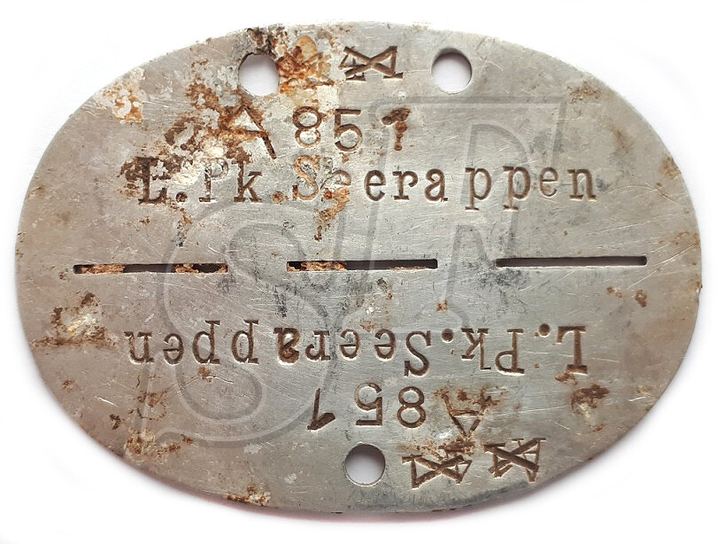 Dog tag L.Pk.Seerappen