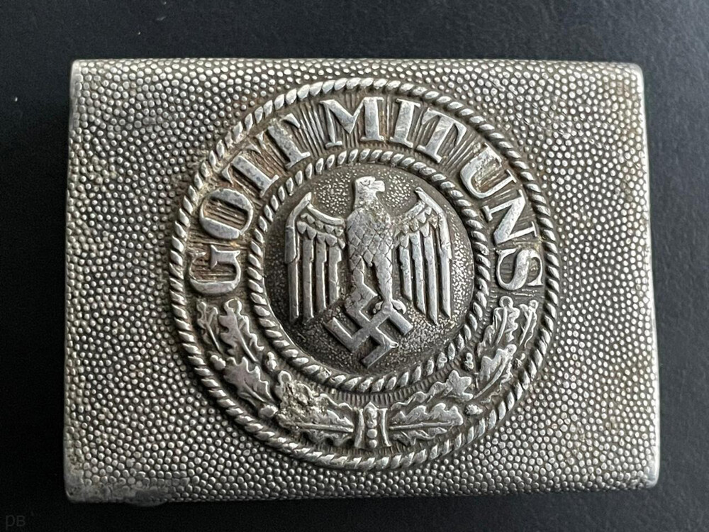 Wehrmacht belt buckle "Gott mit Uns" / from Stalingrad