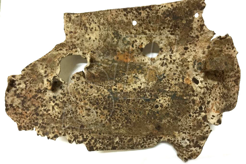 Part of the skin, presumably from SdKfz 251 Ausf D