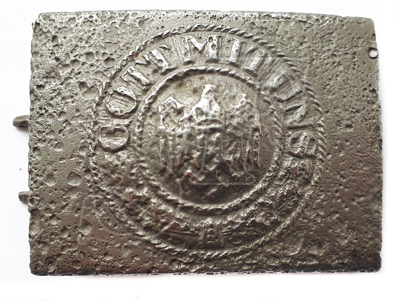 Iron buckle “Gott mit Uns” / from Leningrad