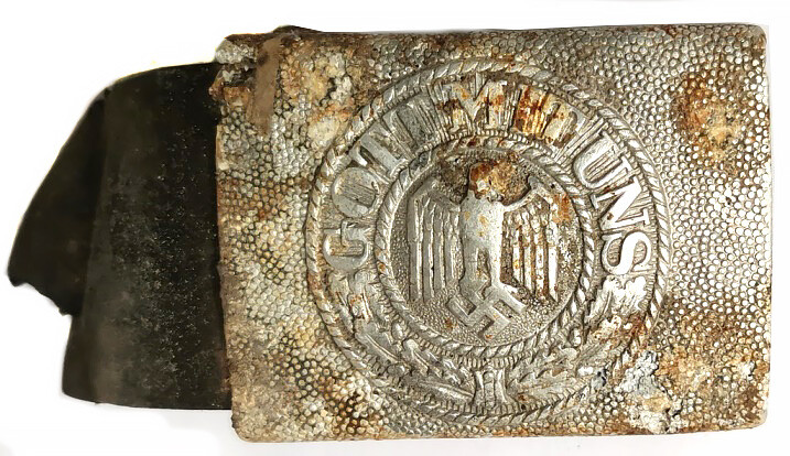 Wehrmacht belt buckle “Gott mit Uns” / from Stalingrad