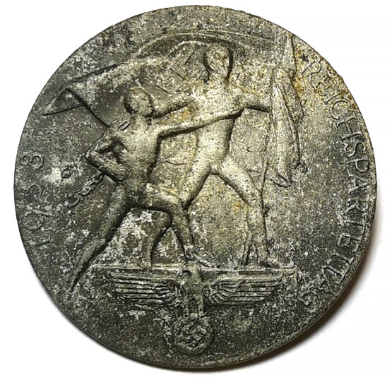 1938 Reichsparteitag badge / from Königsberg