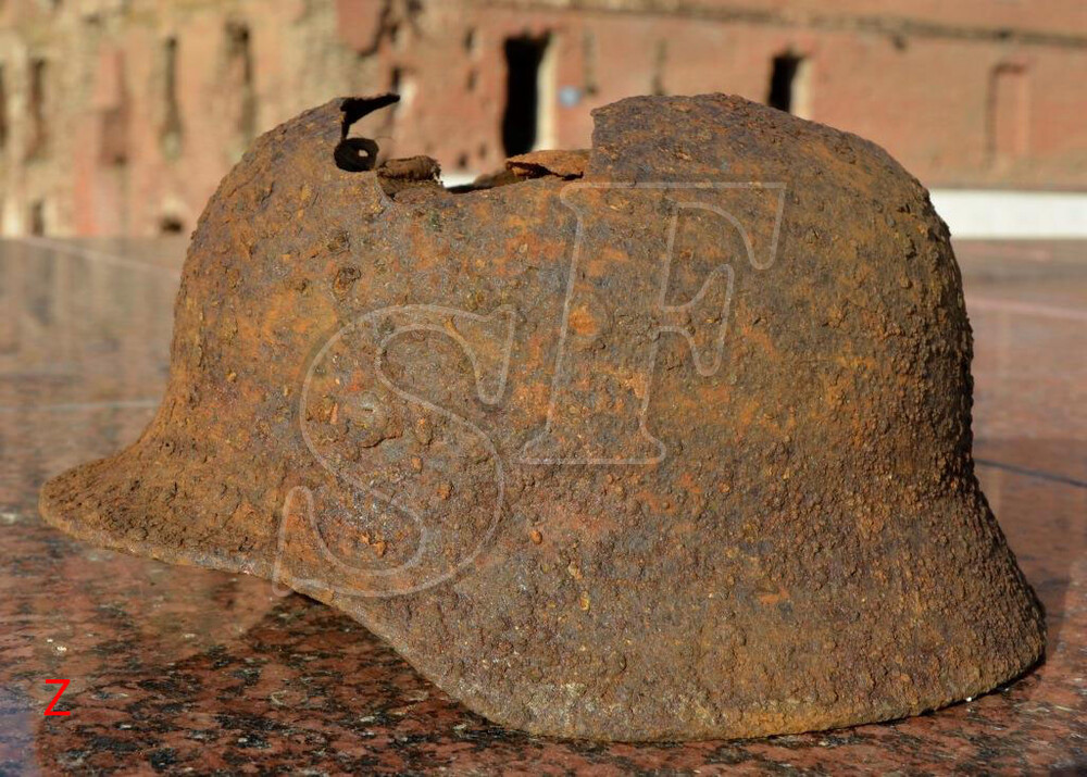 German helmet M40 from Stalingrad