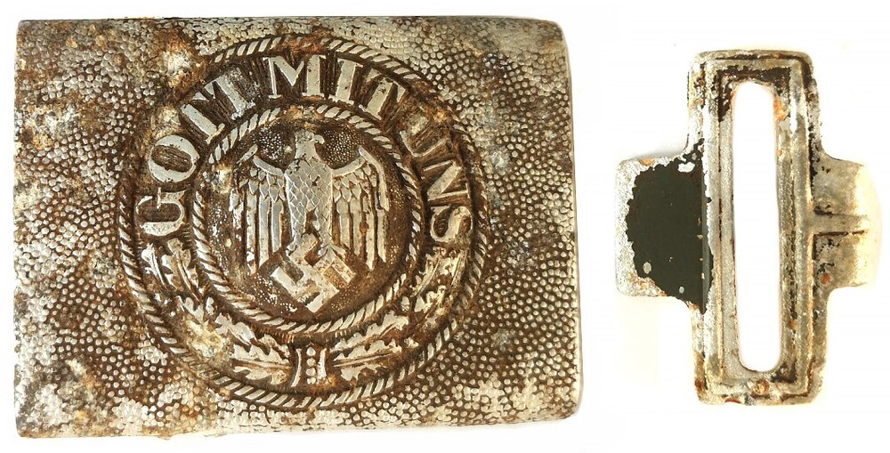 Wehrmacht belt buckle “Gott mit Uns” / from Koenigsberg