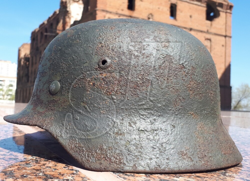 Steel helmet M35 from village Kuzmichi