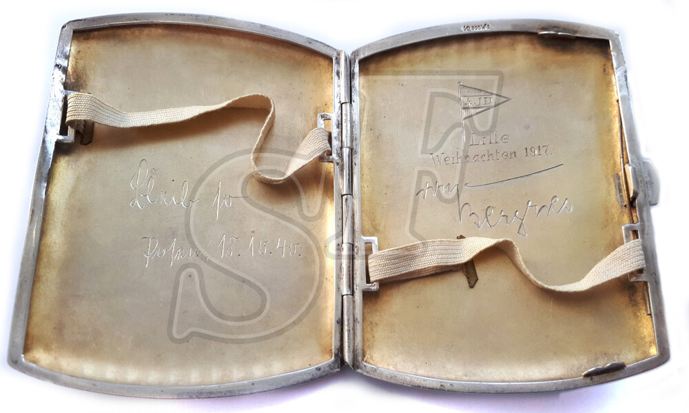 Silver cigarette case 3 Reich