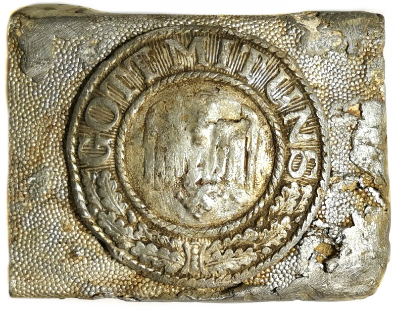 Wehrmacht belt buckle “Gott mit Uns” / from Stalingrad