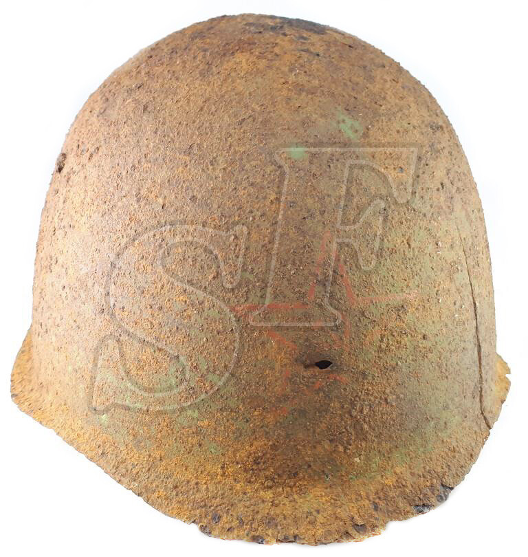 Soviet helmet SSh39 / from Stalingrad