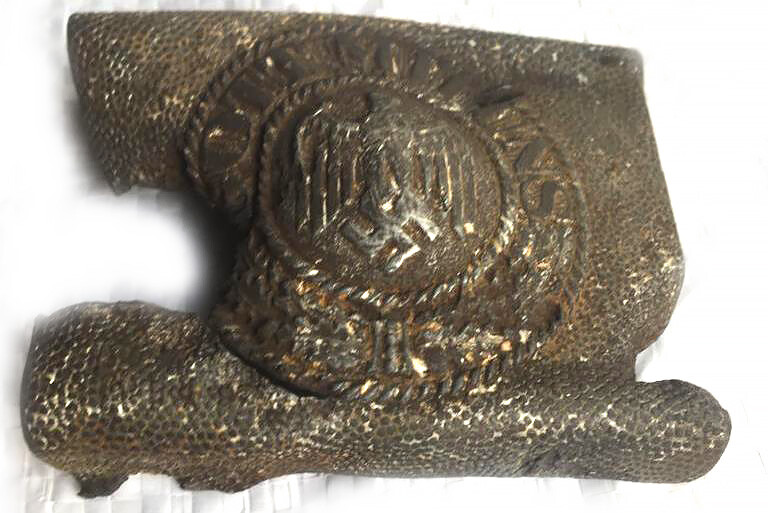 Wehrmacht belt buckle / from Stalingrad