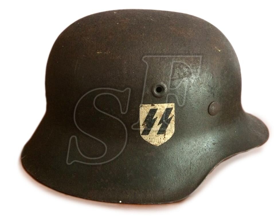 German helmet M42 SS from Normandy