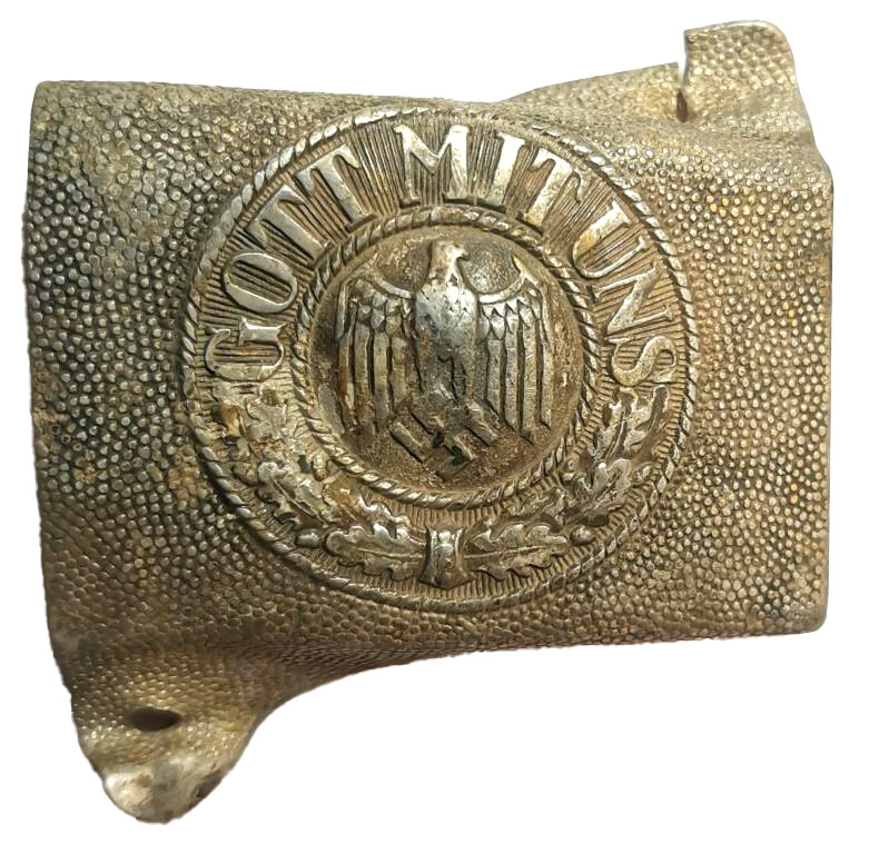 Wehrmacht belt buckle "Gott mit Uns" / from Stalingrad