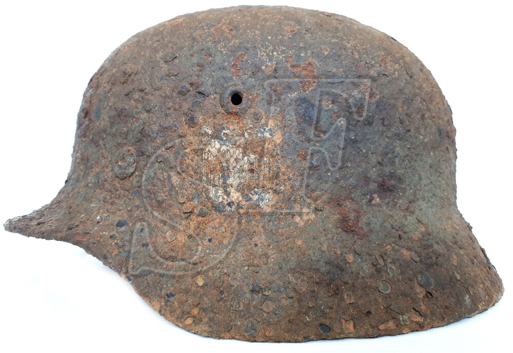 German helmet М40 from Stalingrad