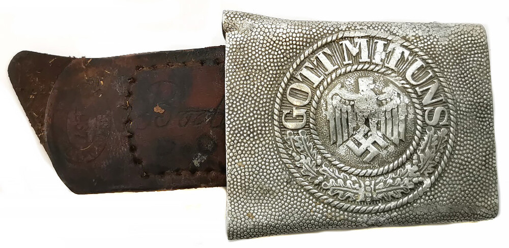 Wehrmacht belt buckle “Gott mit Uns” / from Stalingrad