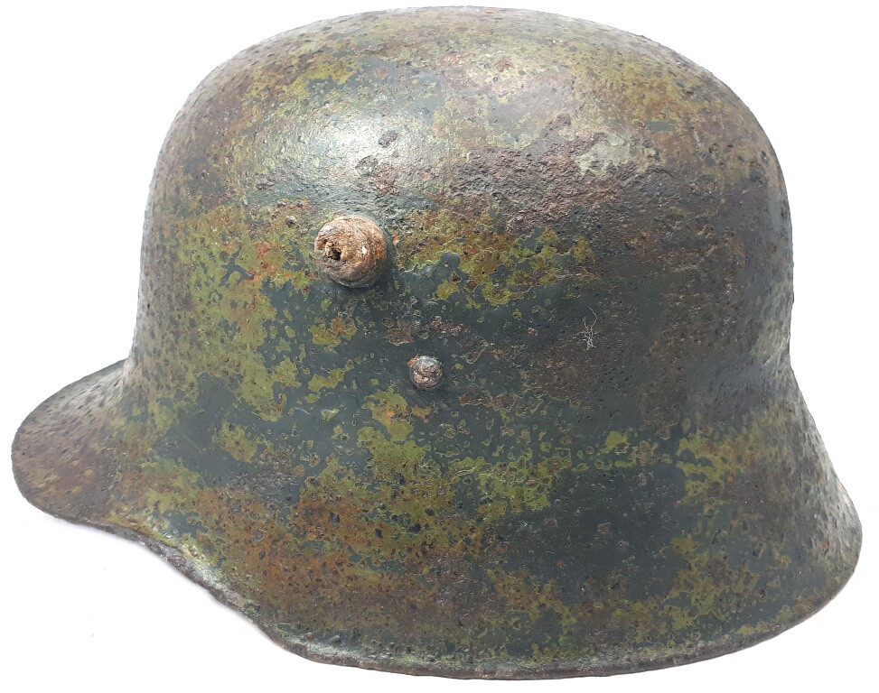 German helmet M18 / from Kursk-Orel