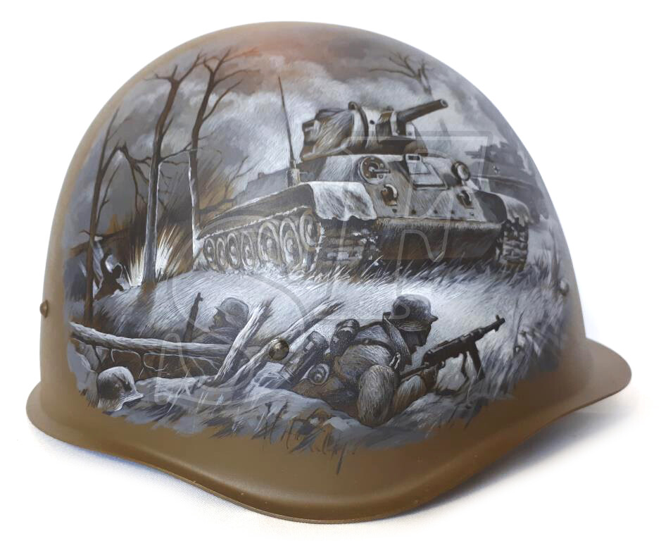 Soviet helmet SSh-40 [Restoration]