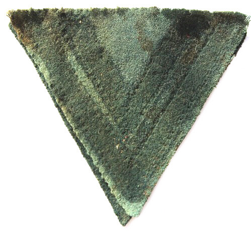 Chevron of senior corporal to the Heer jacket M-36 / from Leningrad