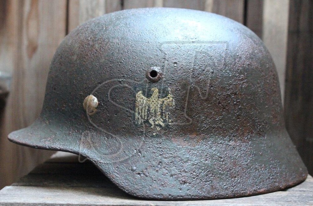 German helmet М35 from village Orlovka