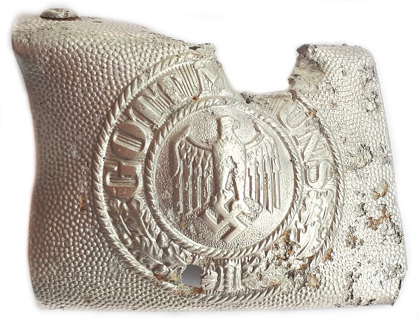 Wehrmacht buckle “Gott mit Uns” / from Stalingrad