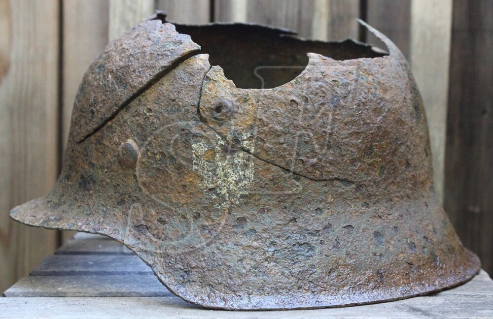 German helmet М42 from Kharkov