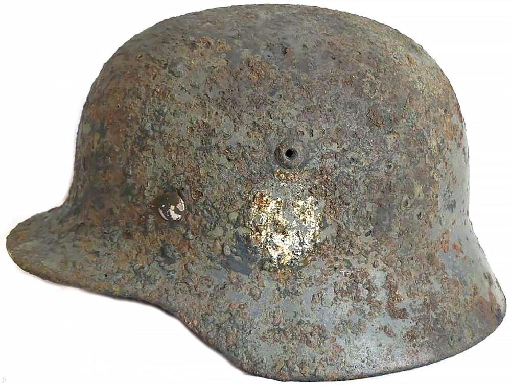 Wehrmacht helmet M35 / from Smolensk