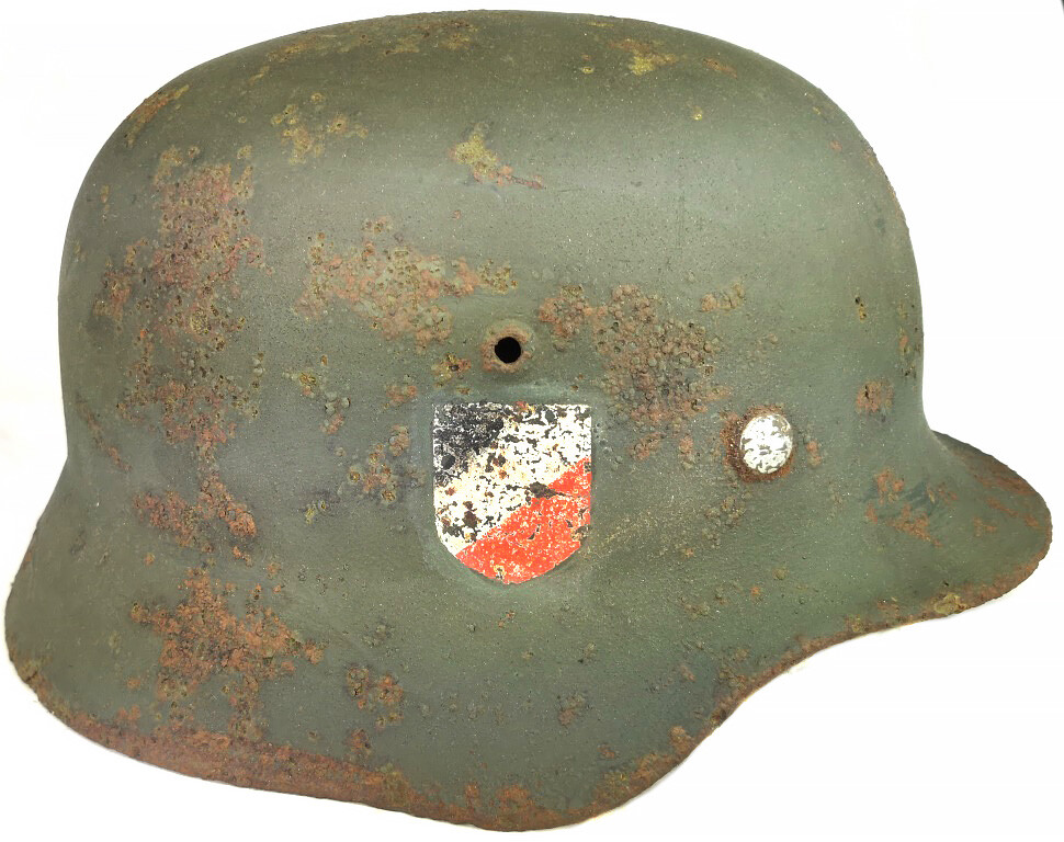 Wehrmacht helmet M35 DD / from Stalingrad
