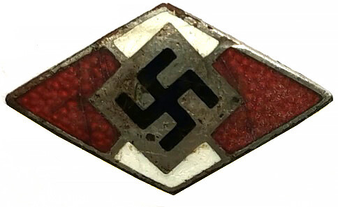 Hitler Jugend membership badge / from Koenigsberg