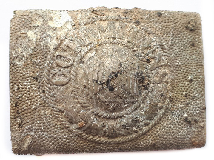 Wehrmacht buckle “Gott mit Uns” / from Stalingrad