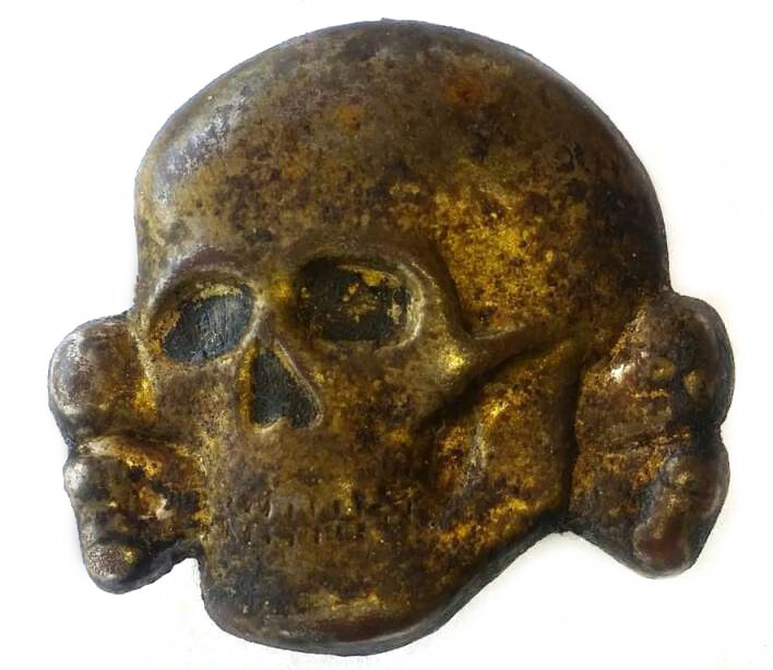 Waffen SS collar tab skull
