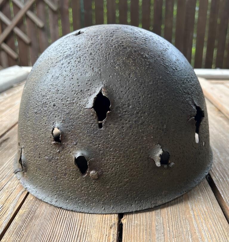 Finnish helmet / from Karelia