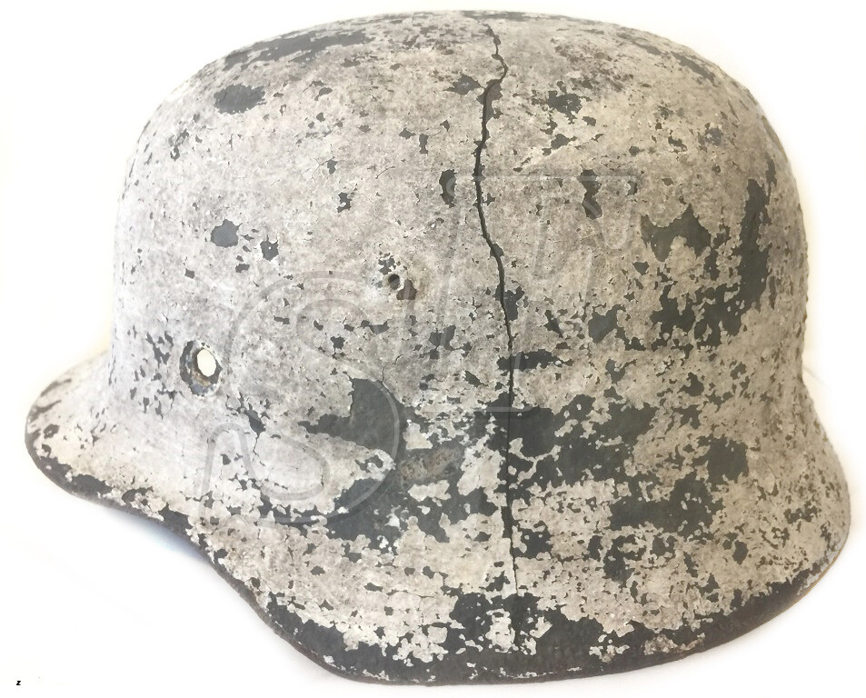 Winter camo helmet M40 / from Voronezh