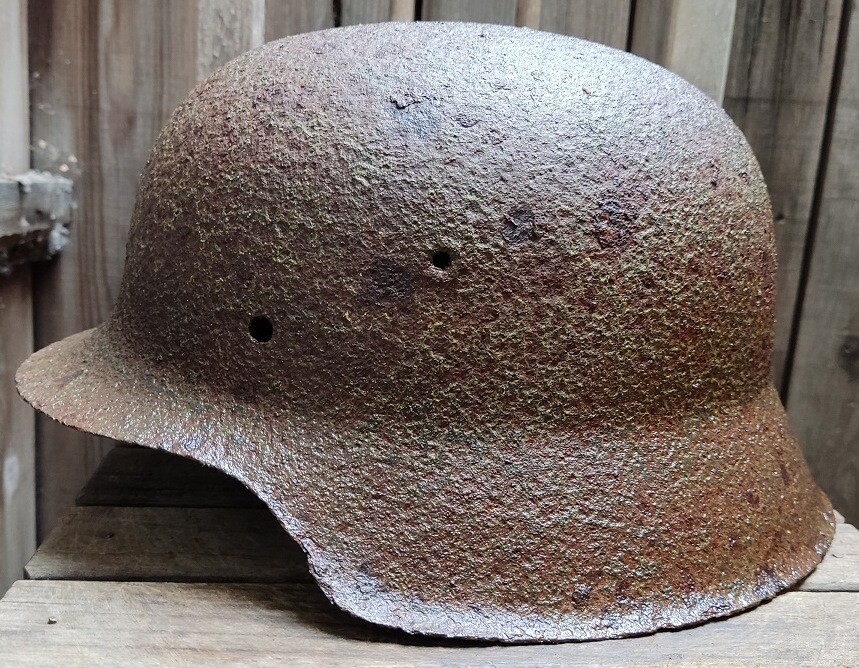 German helmet M42 / from Novgorod