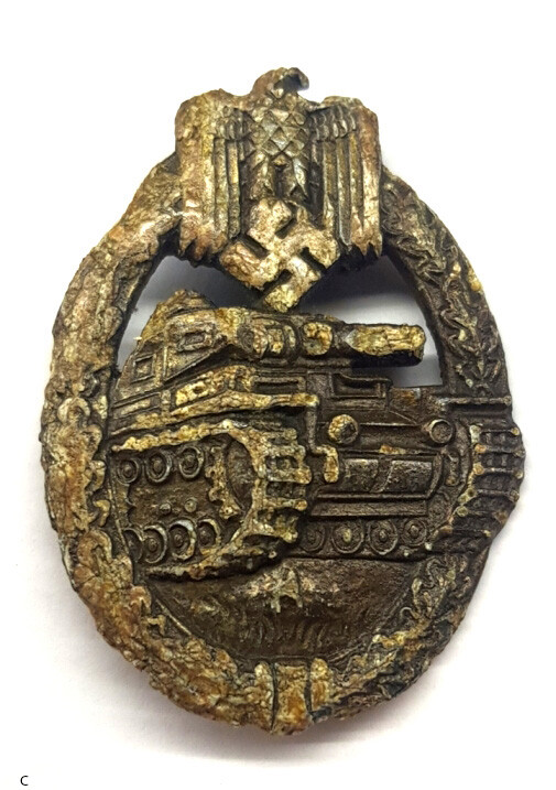 Panzer Badge / from Koenigsberg