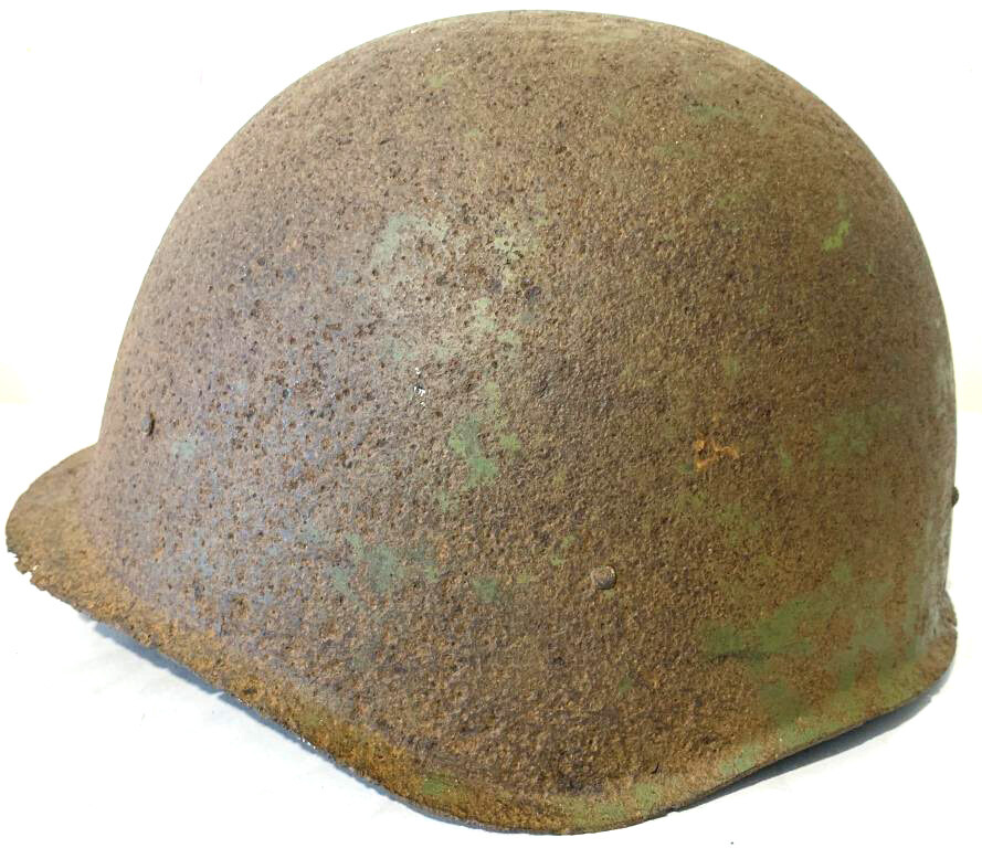 Soviet helmet SSh-40 / from Stalingrad