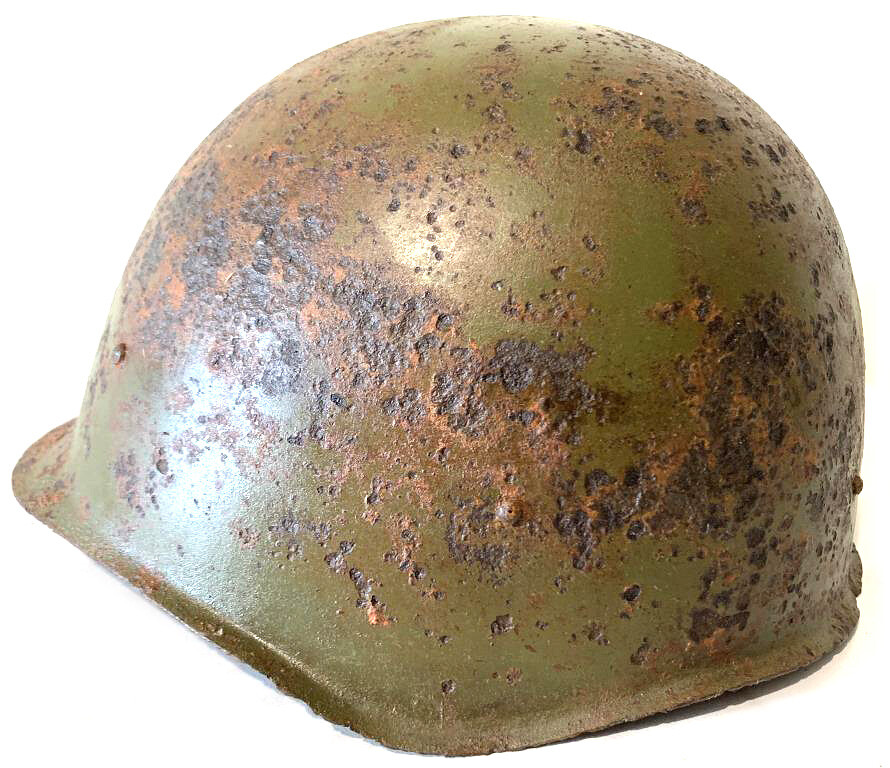 Soviet helmet SSh40 / from Stalingrad