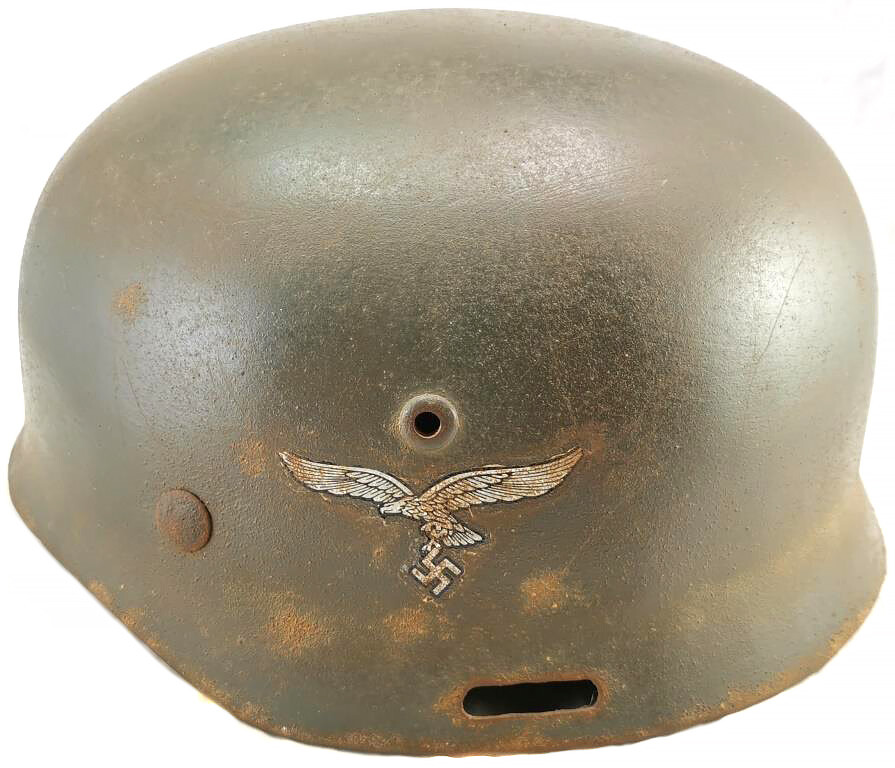 Restored German helmet M35 (M37), Paratrooper