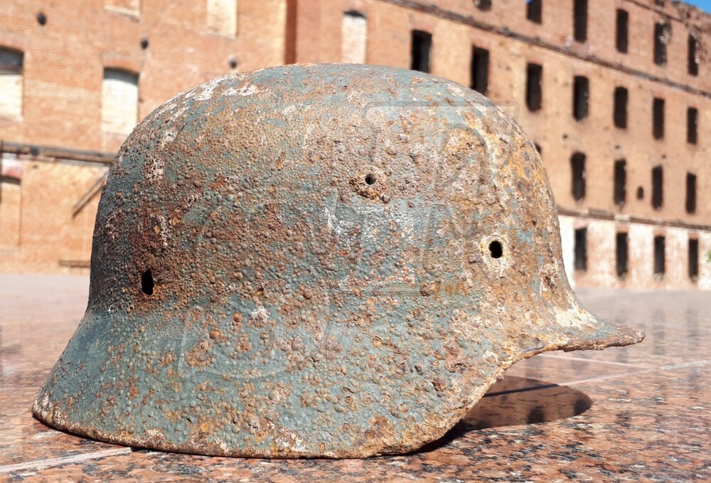 German helmet М35 from village Gorkovsky