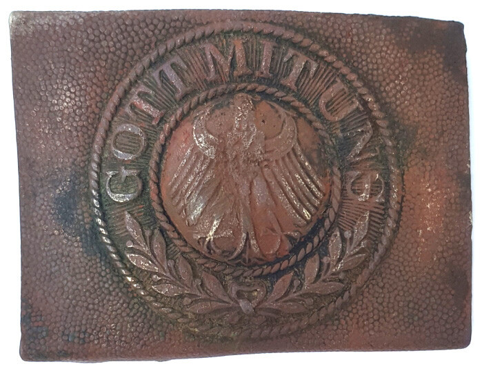 Weimar Republic buckle “Gott mit Uns” / from Koenigsberg