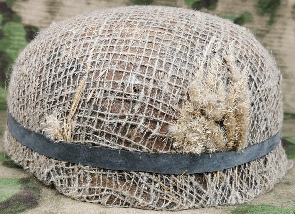 Restored German helmet M38, Paratrooper