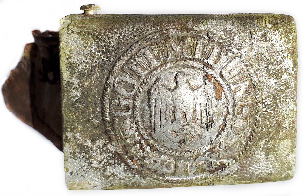 Wehrmacht buckle “Gott mit Uns” / from Stalingrad