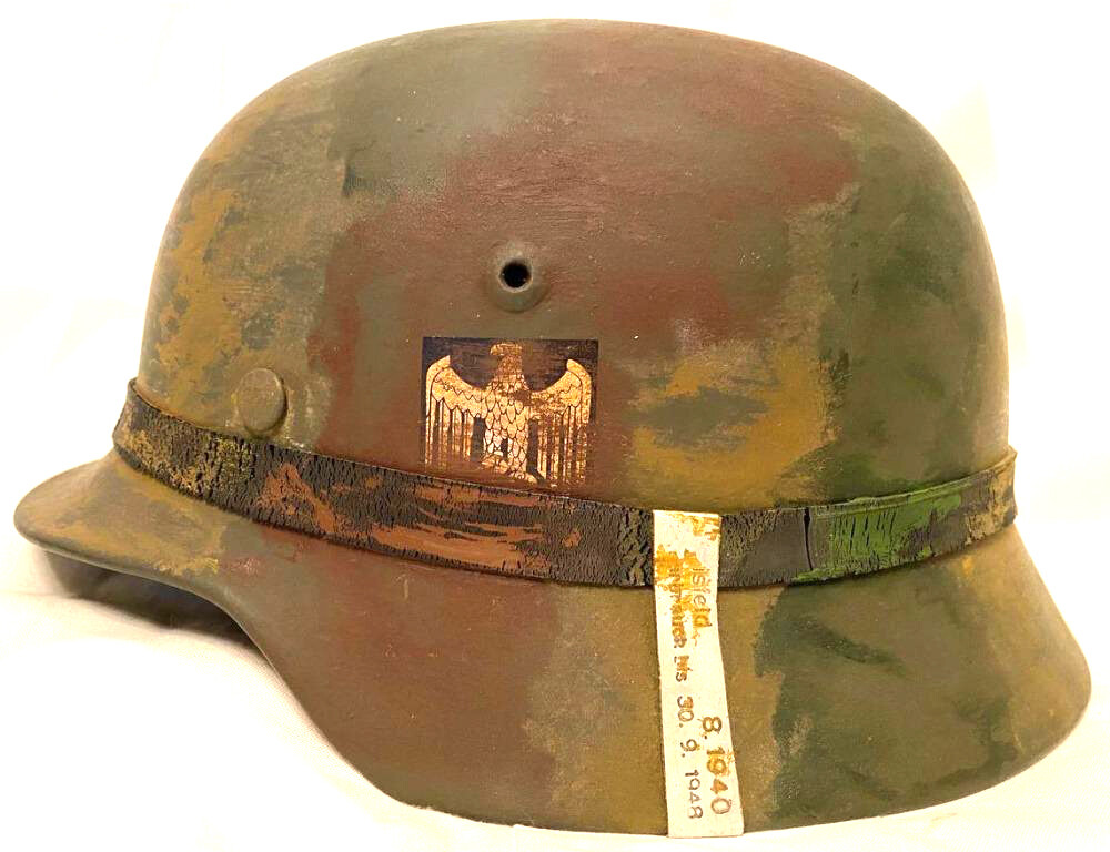 Restored German helmet M35 DD, Wehrmacht