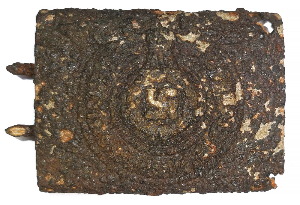 Iron Belt buckle Waffen SS “Meine Ehre heißt Treue” / from Pskov