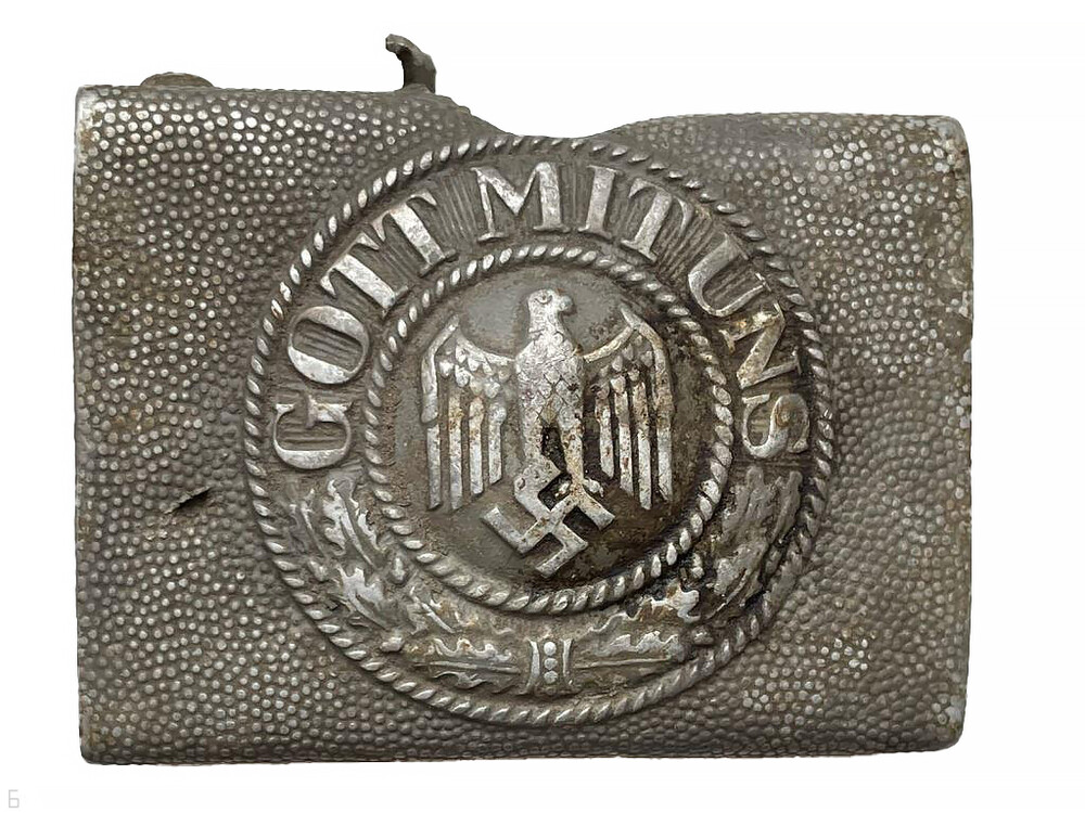 Wehrmacht belt buckle "Gott mit Uns" / from Novorossiysk