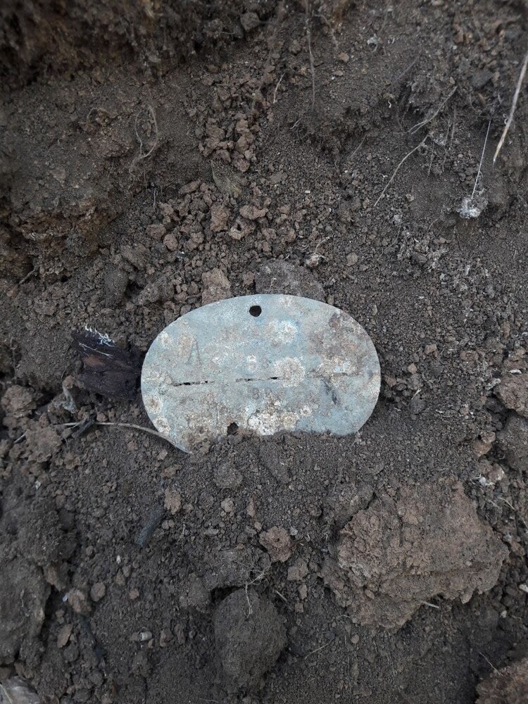 German dogtag 11/S.R.4 / from Stalingrad
