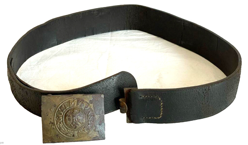 Wehrmacht belt with buckle "Gott mit Uns" / from Rzhev
