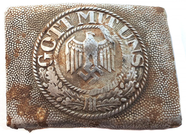 Wehrmacht buckle “Gott mit Uns” / from Stalingrad