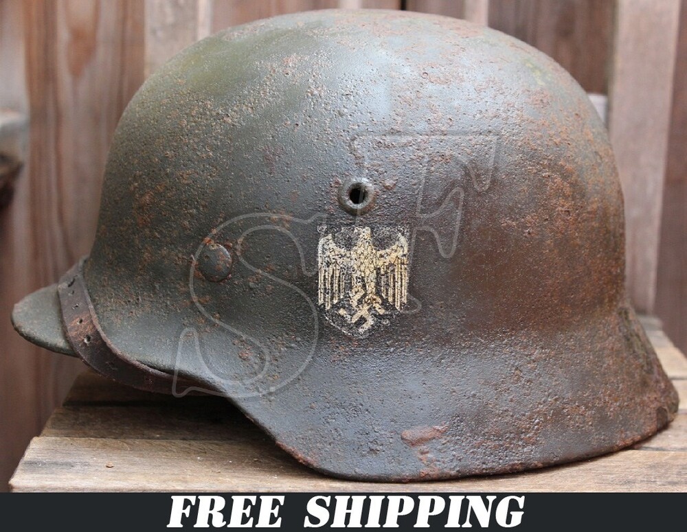 Helmet M40 ЕТ62, Wehrmacht / from Smolensk